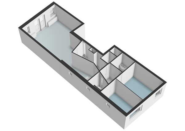 Floor plan - Lijnbaansgracht 246B, 1017 RK Amsterdam 